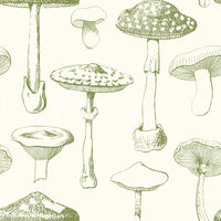 Subtle Mushrooms wallpaper from the Ancient Forest collection