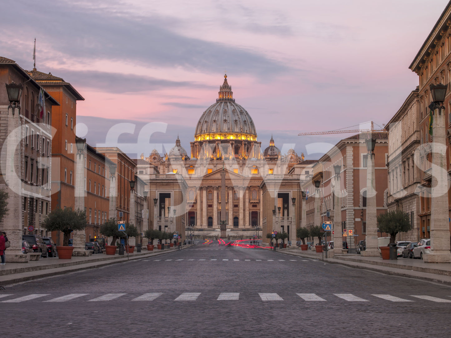 St. Peter's Basilica: Twilight Grandeur Wall Mural