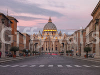 St. Peter's Basilica: Twilight Grandeur Wall Mural
