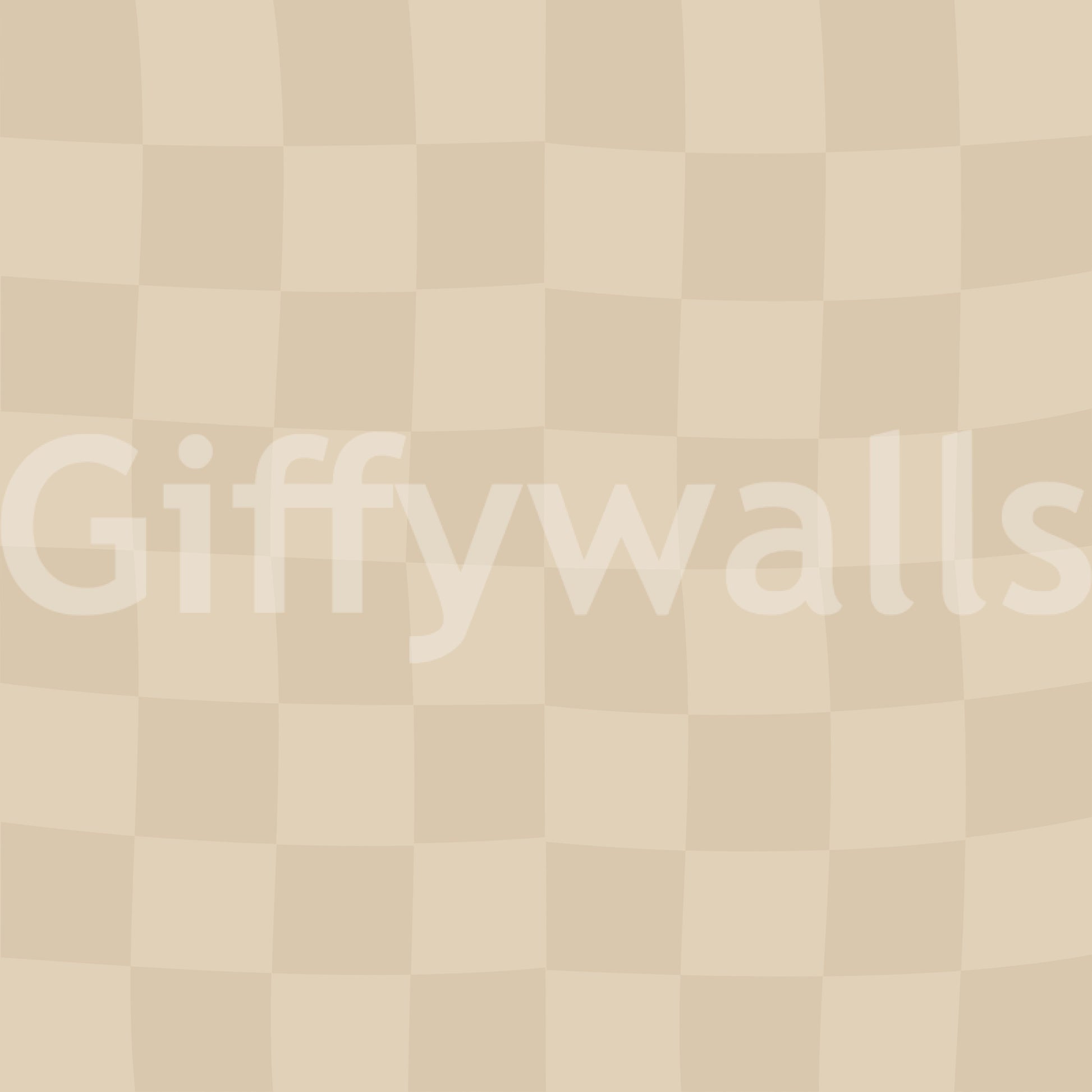 Cafe latte wavy beige checks wallpaper base pattern swatch., GD9805