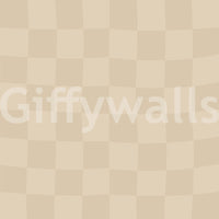 Cafe latte wavy beige checks wallpaper base pattern swatch., GD9805