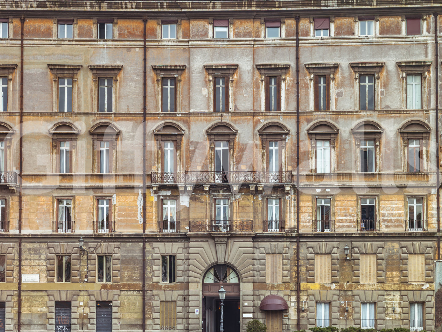 European Grandeur Facade Wall Mural