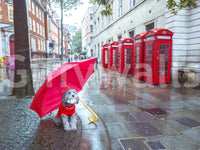 London Calling: A Puddle Pal's Tale Mural for urban wall styling., GD9860