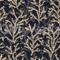 Sand colored coral texture wallpaper on a dark background with marine life plants.