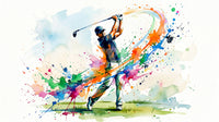 Highlighting the kinetic motion captured within this vibrant splash wall mural., GD9922
