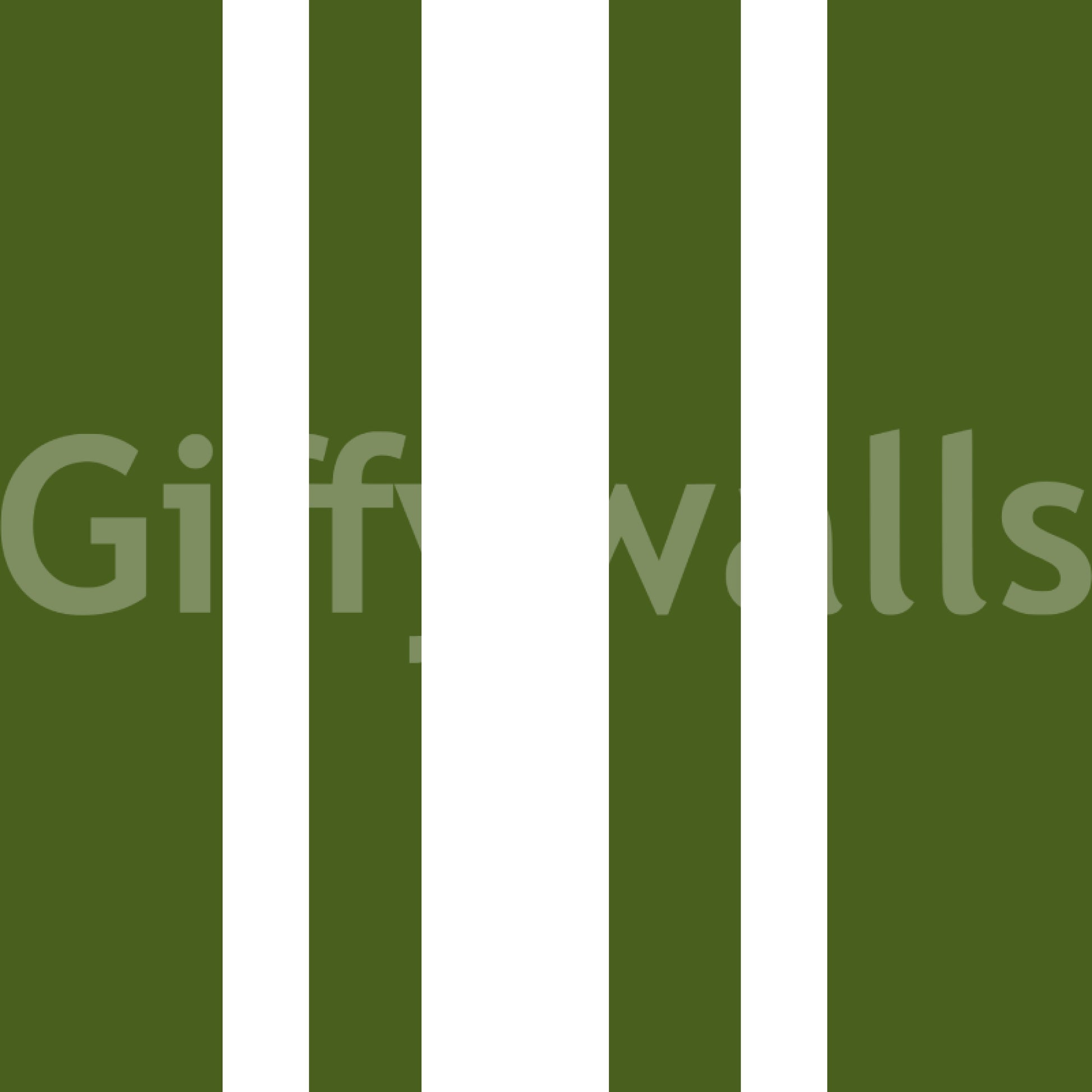 Earth-toned vertical stripes on this olive green wallpaper., GD9961