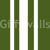 Earth-toned vertical stripes on this olive green wallpaper., GD9961