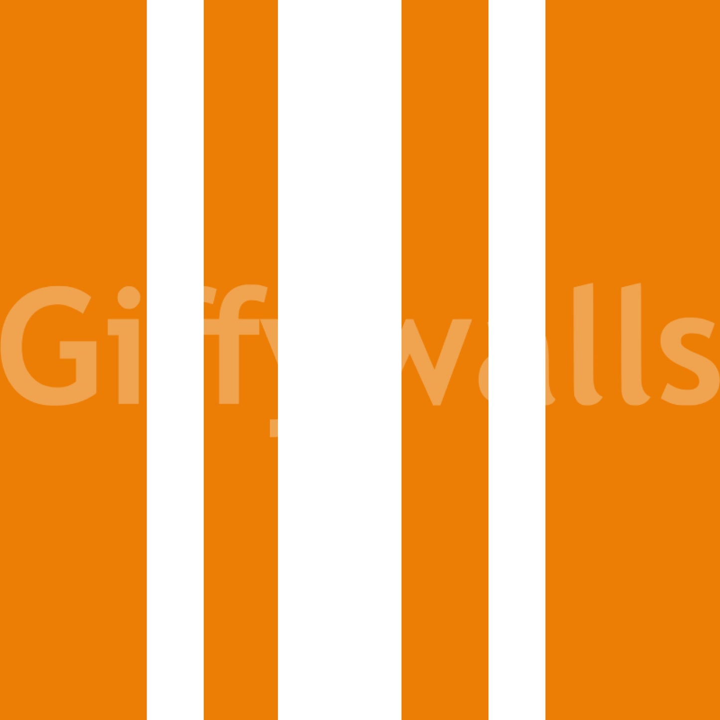 Bold citrus hues define this orange ticking stripe retro wallpaper.