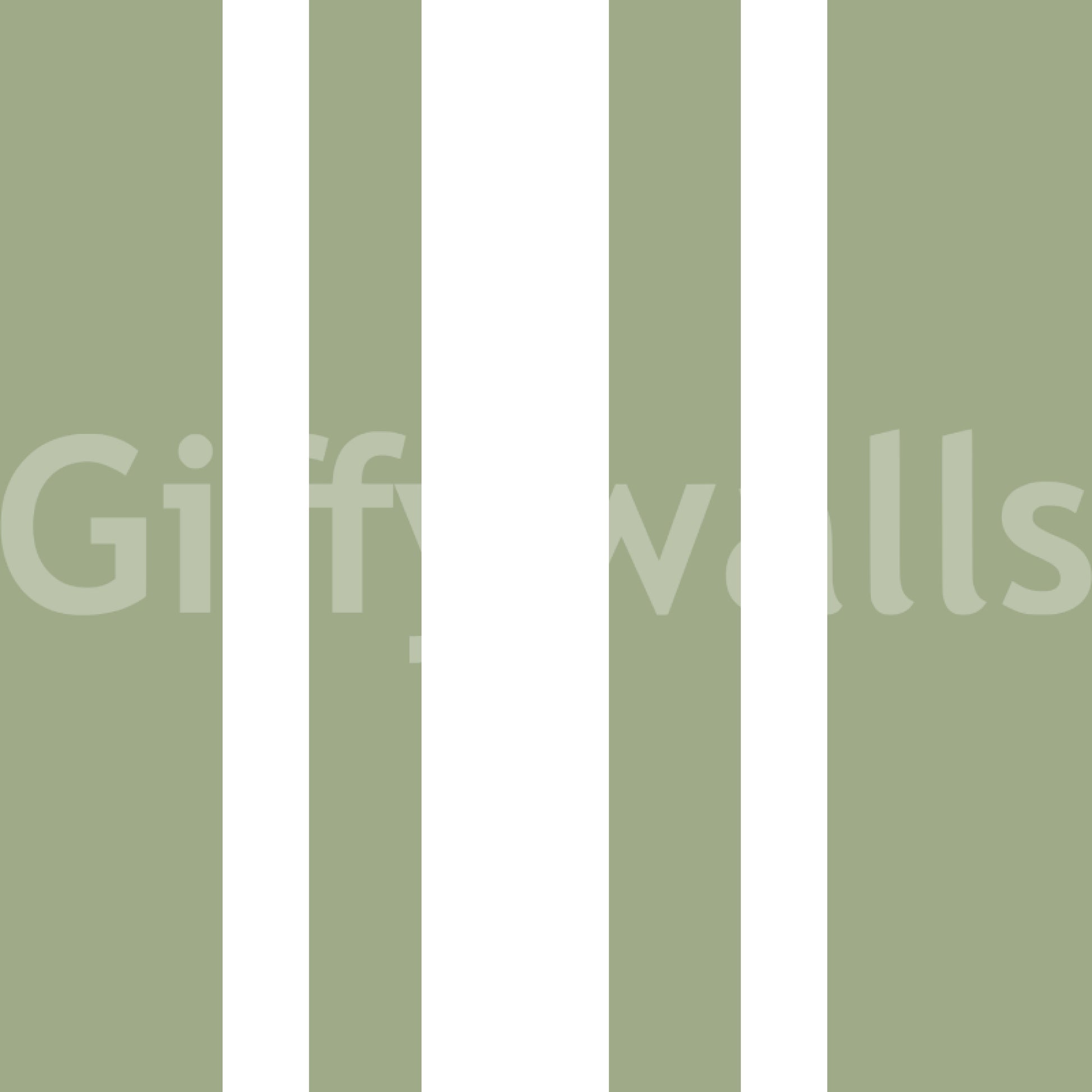 Close-up of sage green and white farmhouse wallpaper., GD9963
