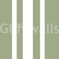 Close-up of sage green and white farmhouse wallpaper., GD9963