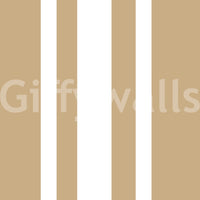Close up of taupe ticking stripe neutral farmhouse wallpaper., GD9965