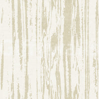 Cream and ivory abstract woodgrain wallpaper showing vertical pattern.