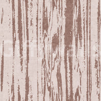 Textured design of taupe and cream distressed wood grain wallpaper.