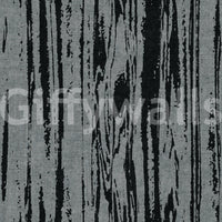 Charcoal grey abstract woodgrain wallpaper with organic vertical lines and texture.