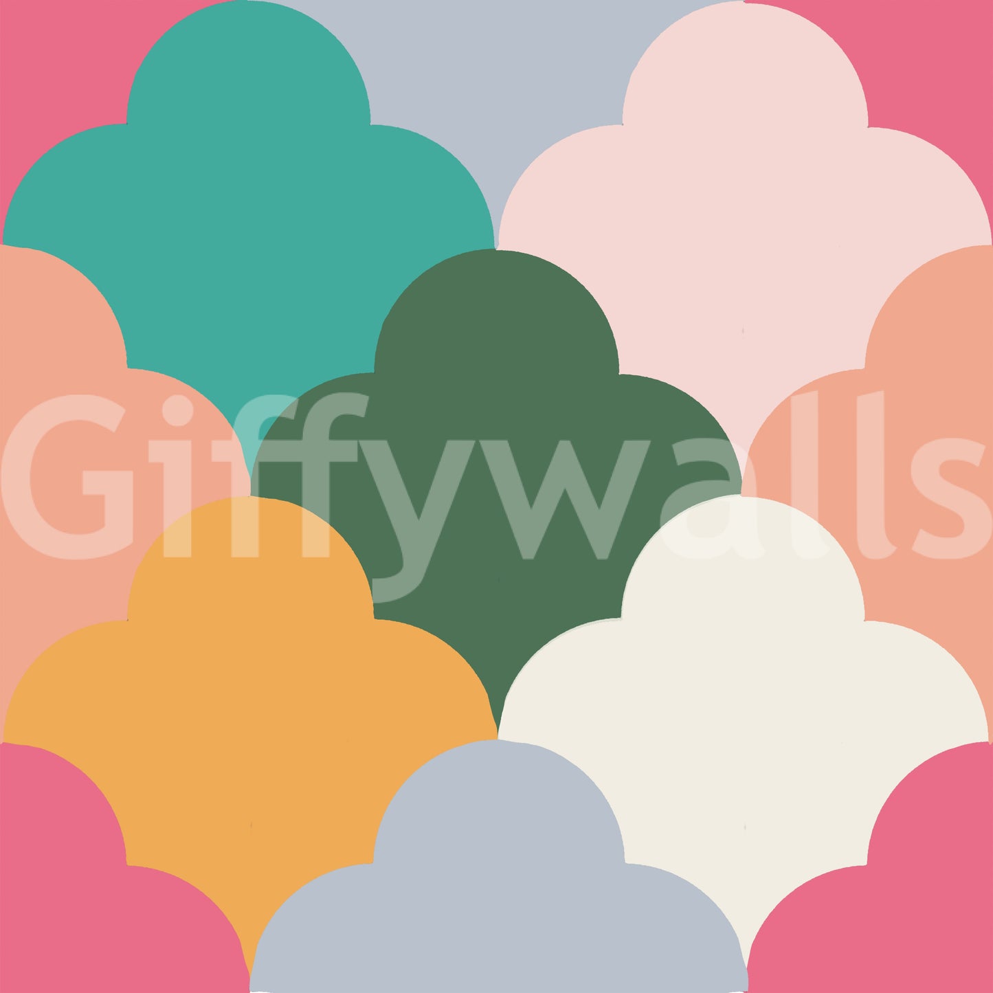 Retro Cloudscape Wallpaper⁠
