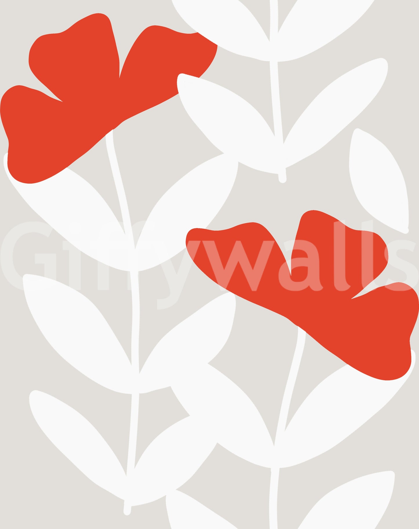 Red Peony Wallpaper⁠