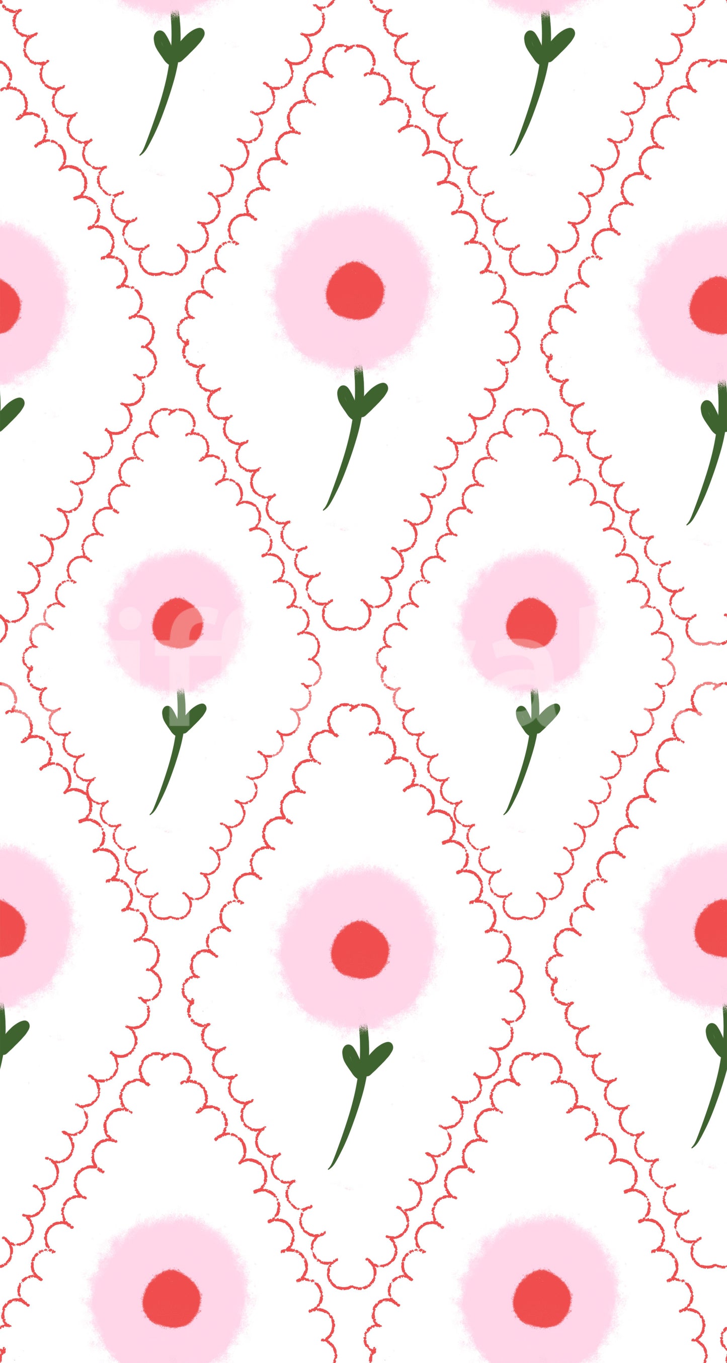 Cottage Roses Wallpaper⁠