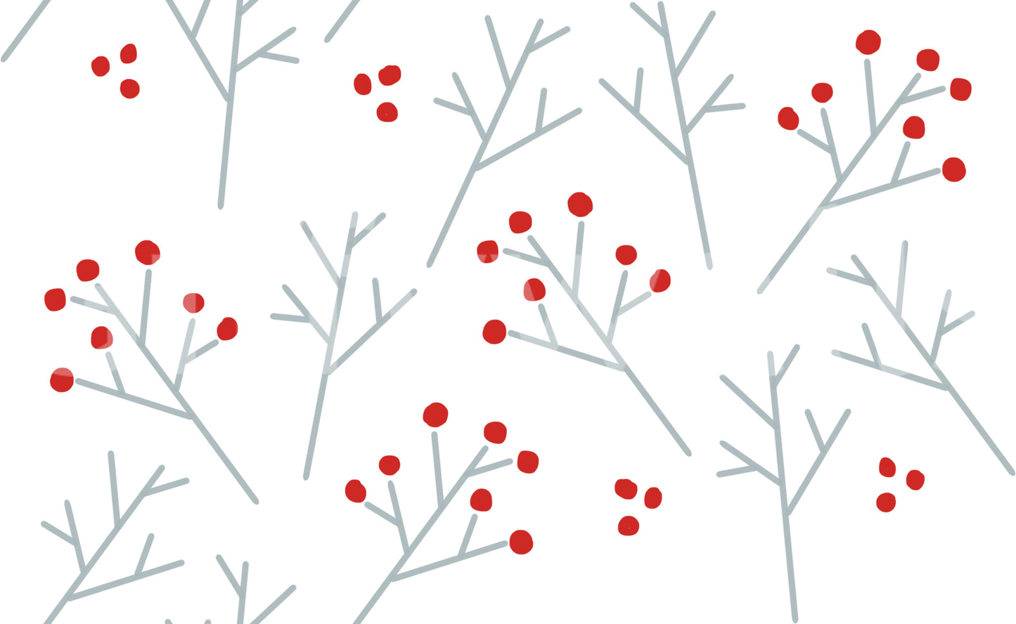Scandi Berry Branches Wallpaper⁠