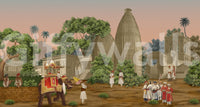 Large scale historic theme wall mural showing classic architecture.