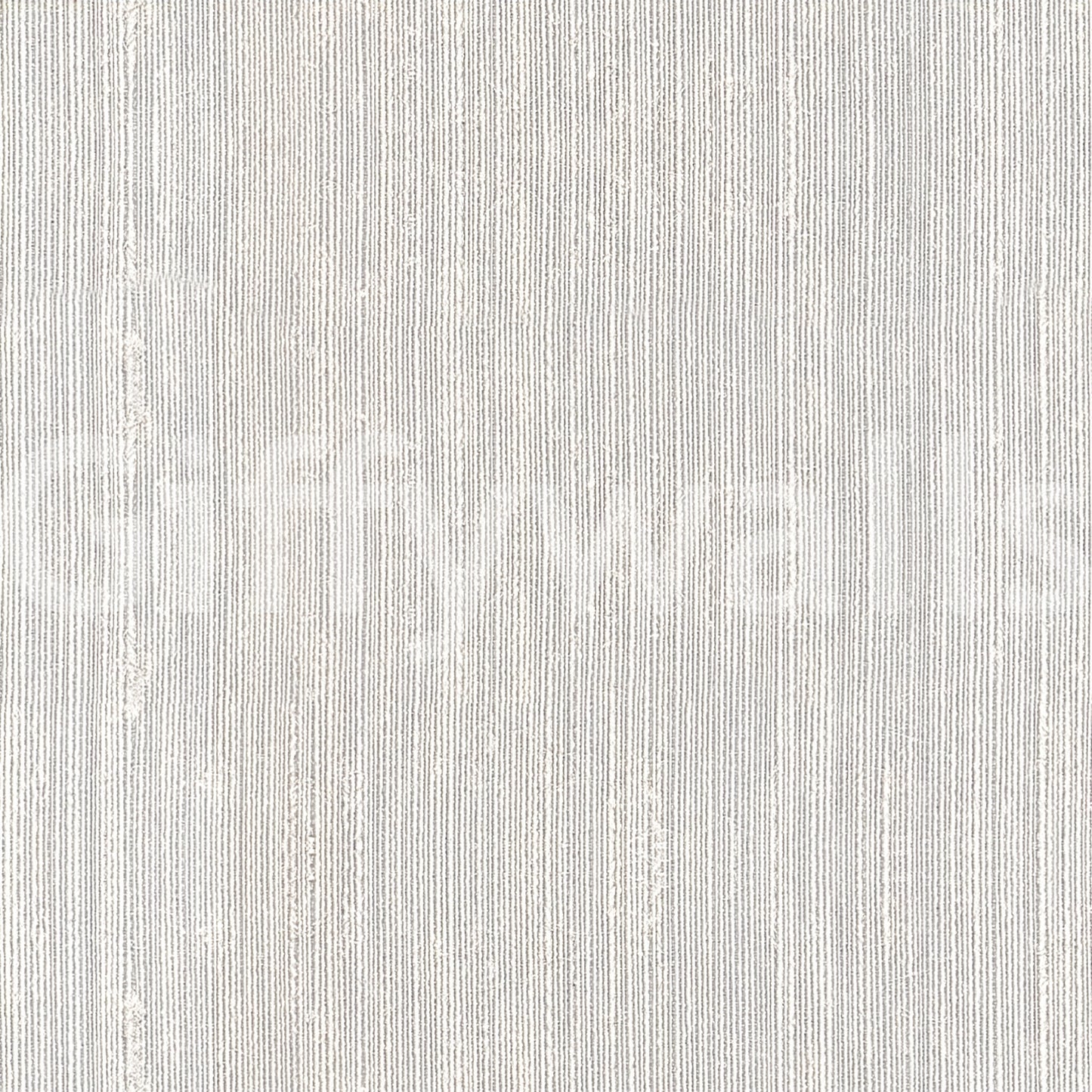 Vertical linen wallpaper in soft grey with fine weave striations., GD10236