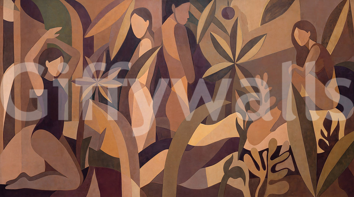 Amber Muse Wall Mural
