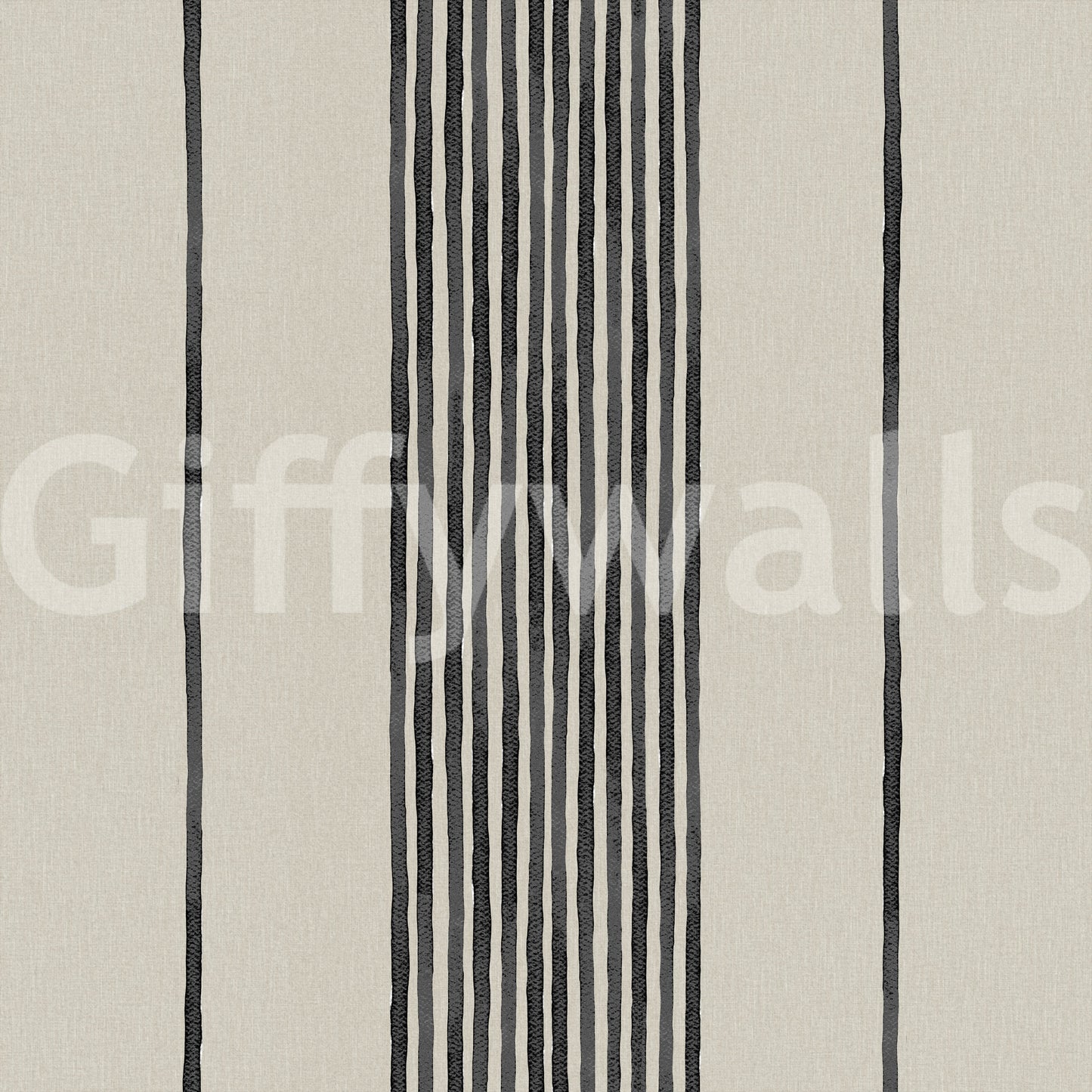 Artisanal Striped Linen Wallpaper⁠