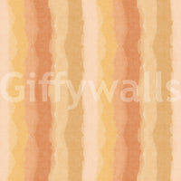 Relax Sunny Painted Stripes Wallpaper in warm peach tones., GD10515