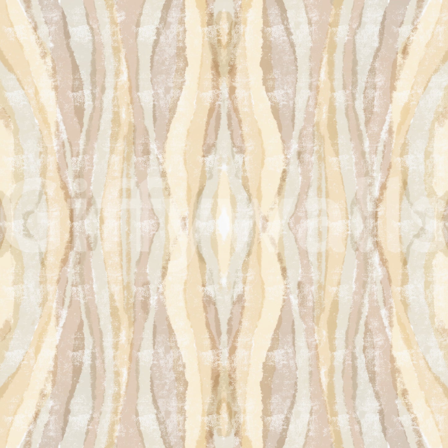 Earthen rhythm shibori stripes wallpaper in gold taupe and cream., GD10531