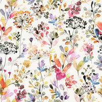 Watercolor Wildflower Meadow Wallpaper Wallpaper⁠