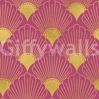Gatsby Glamour Art Deco Fan Wallpaper Wallpaper⁠