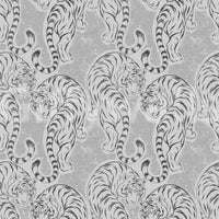 Vintage Monochrome Tiger Wallpaper Wallpaper⁠