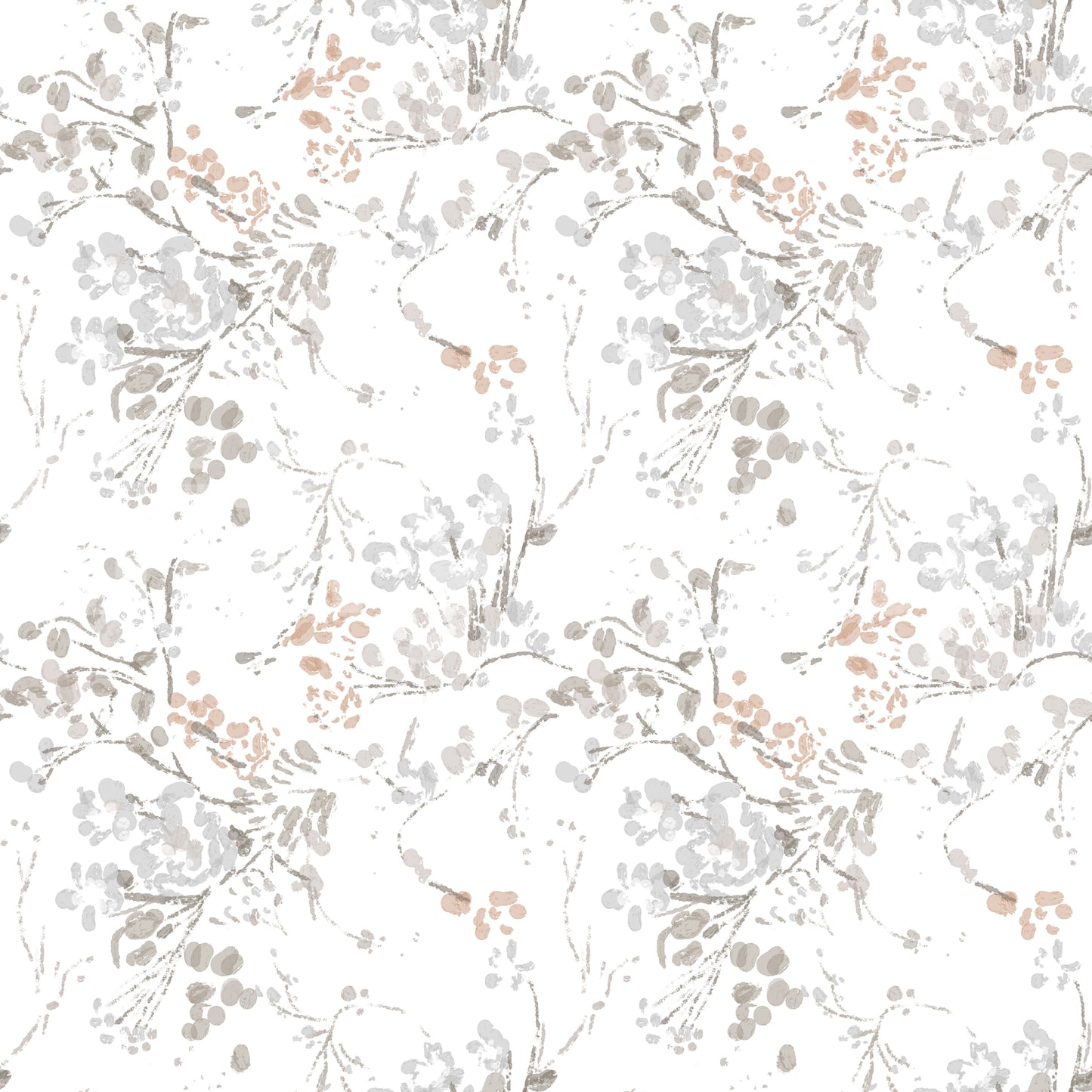 Whispering Pastel Botanicals Wallpaper Wallpaper⁠