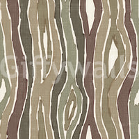 Organic Wavy Woodgrain Vertical Stripes - Earthy Sage Wallpaper⁠