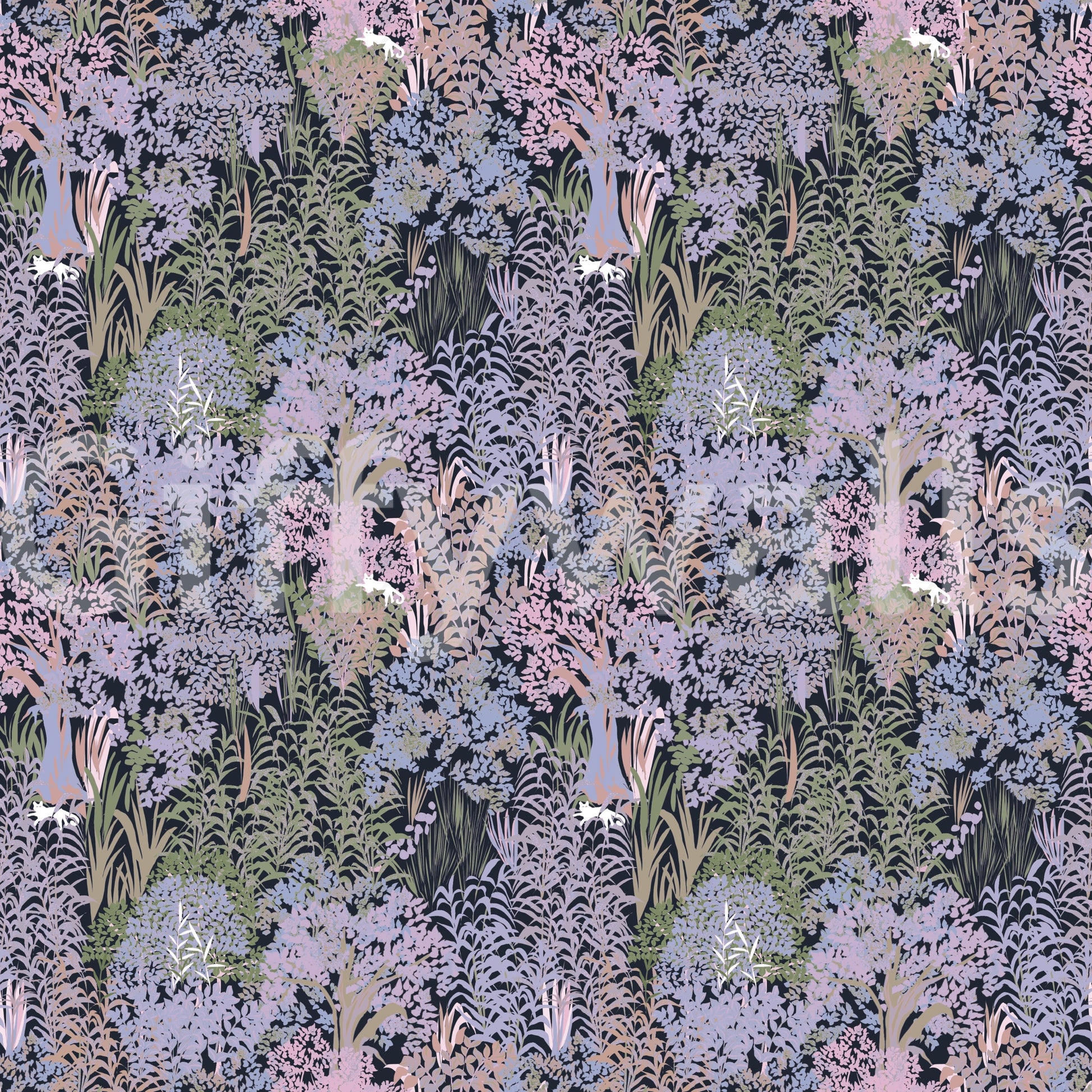 Secret Woodland Meadow Wall Decor Wallpaper⁠