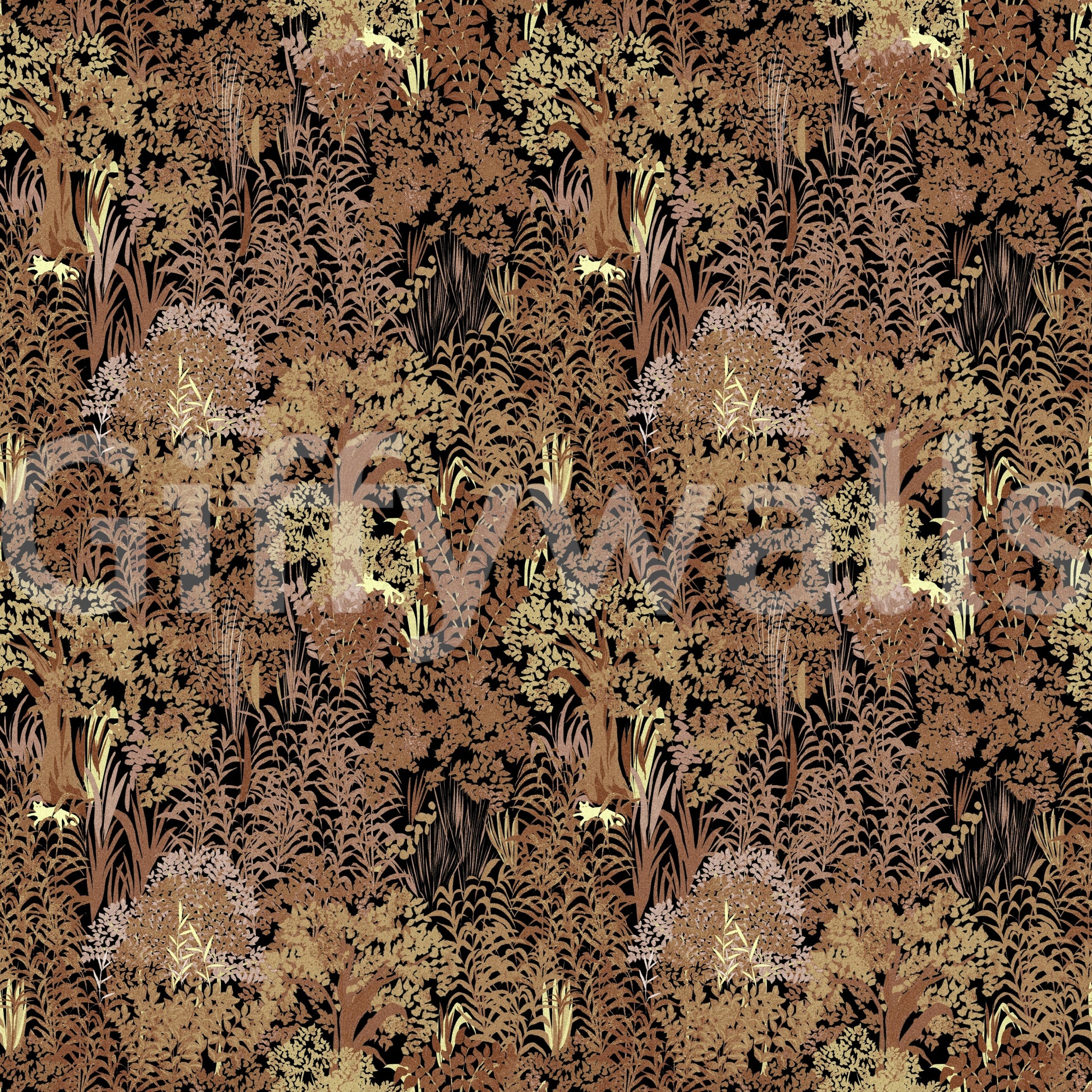 Rustic Thick Jungle Canopy Wallpaper⁠