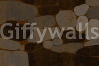 Textured Cobblestone Haven Wallpaper Wall Mural