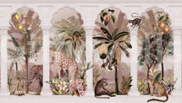 Mughal Colonnade Safari Jungle Wallpaper Wall Mural