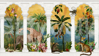 Imperial Arches Tropical Safari Wall Mural Wall Mural