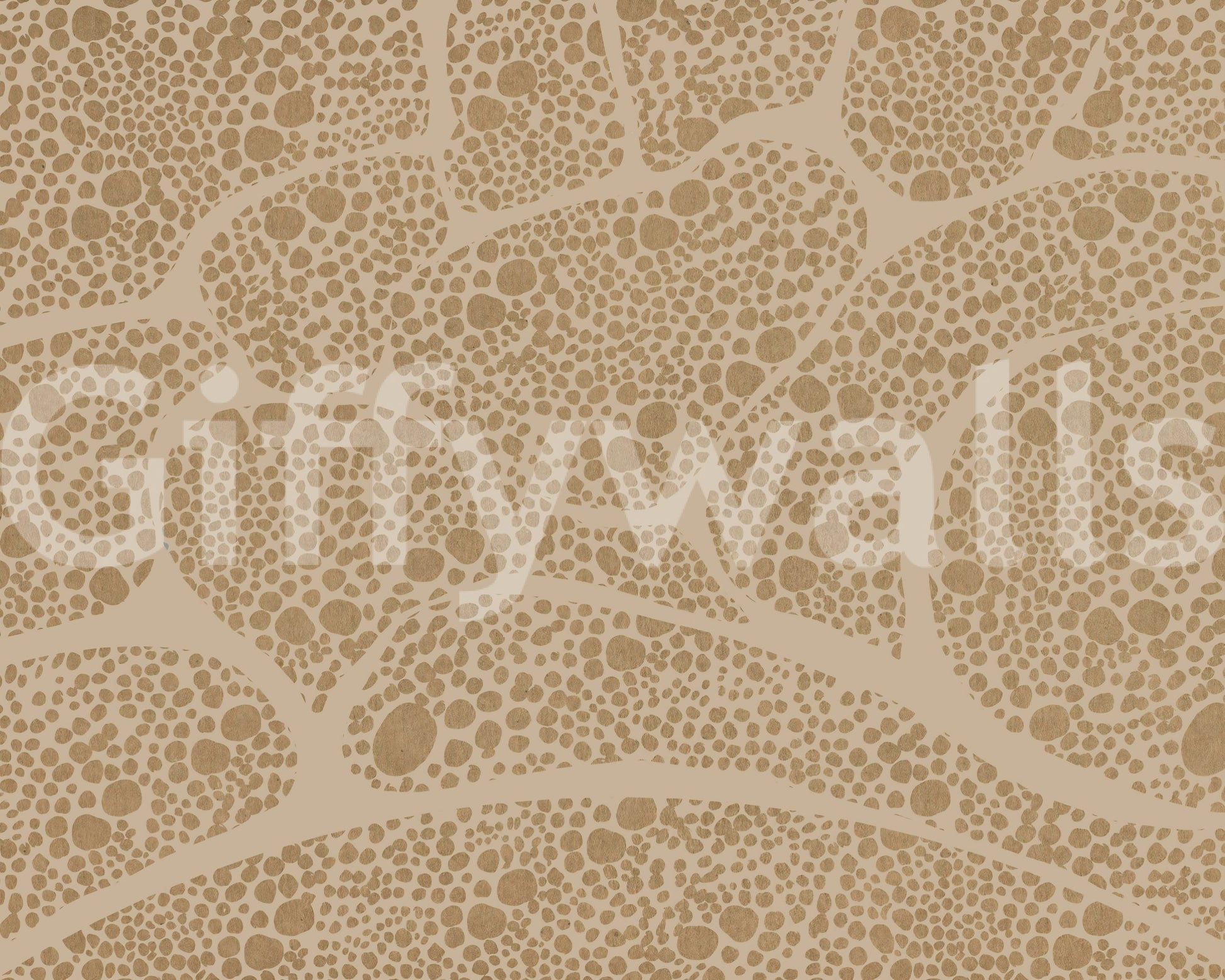 Organic Pebble Cell Textured Wall Mural