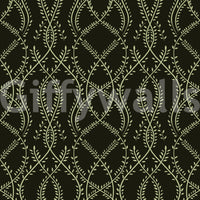 Midnight Ivy Interlaced Vine Botanical Pattern Wallpaper⁠