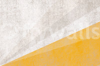 Modern Ochre and Textured Gray Geometric Wallpaper Wall Mural