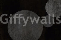 Textured Eclipse Dark Geometric Wallpaper Wall Mural