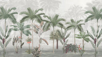 Vintage Tropical Botanical Wall Mural