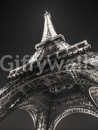 Parisian Night Architectural Perspective Wall Mural
