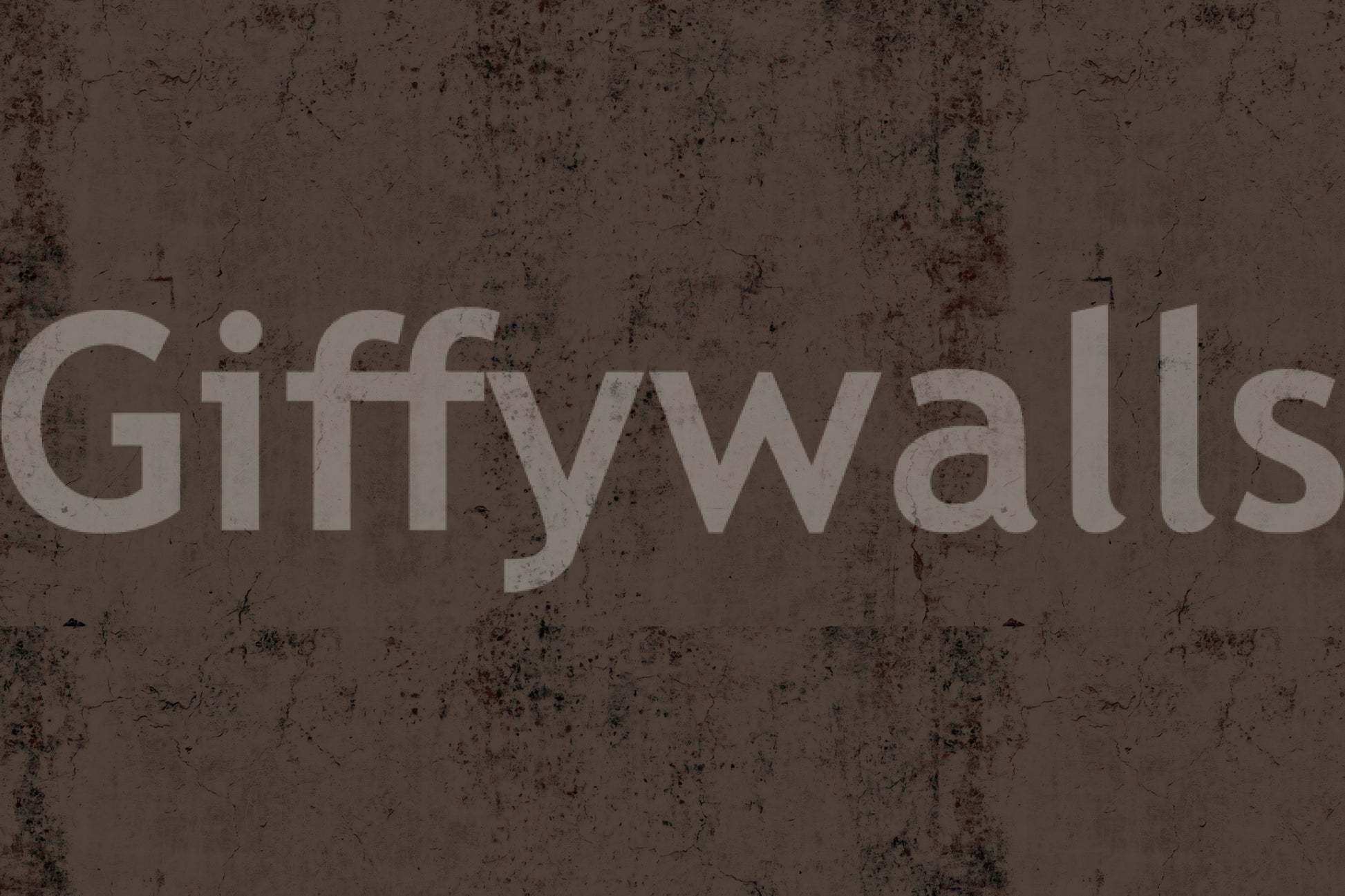 Moody Antique Dark Brown Plaster Wall Mural