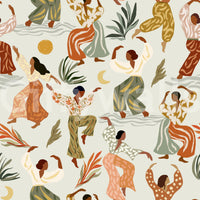 Matisse Inspired Rhythm and Botanical Dance Wall Mural