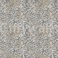 Textured Woodland Birch Leaves Wallpaper⁠