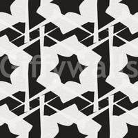 Interlocking Monochromatic Geometry Wallpaper⁠