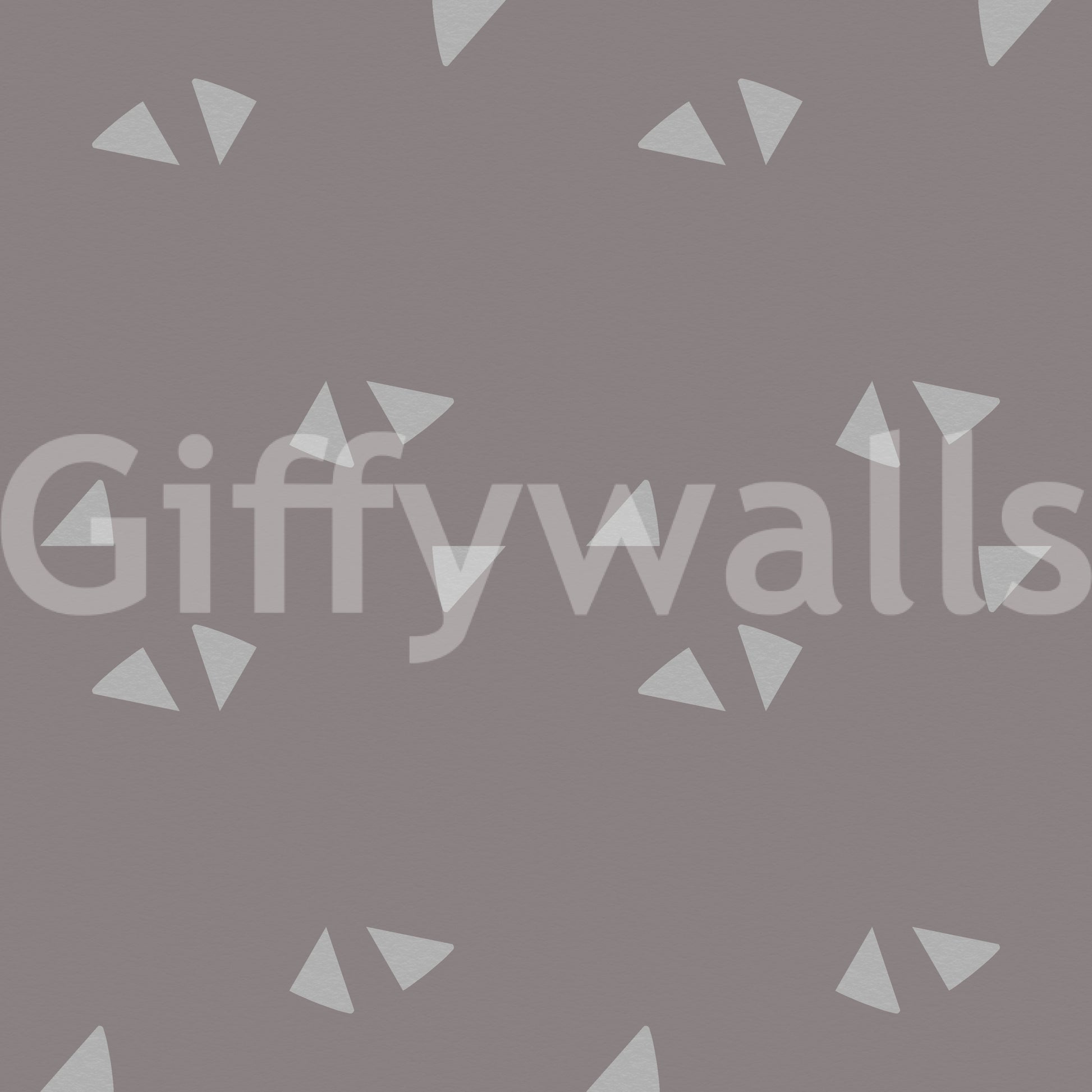 Scandi Minimalist Triangles in Soft Mauve Wallpaper⁠