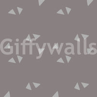 Scandi Minimalist Triangles in Soft Mauve Wallpaper⁠